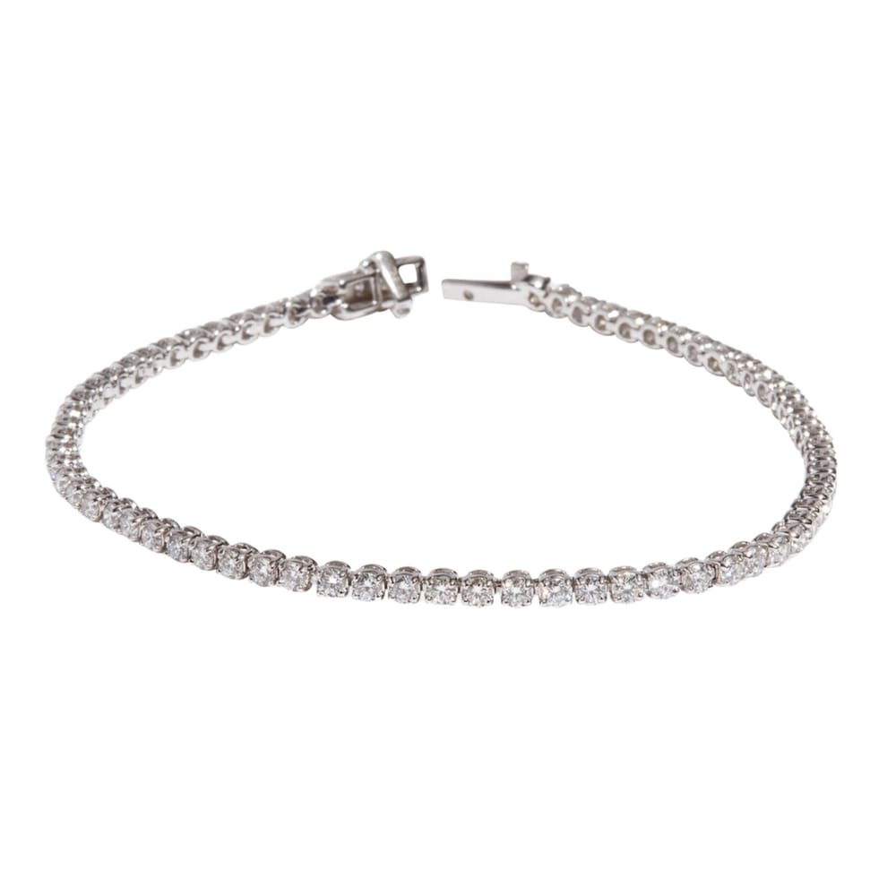 Round Tennis, 3ctw, 14k WG
