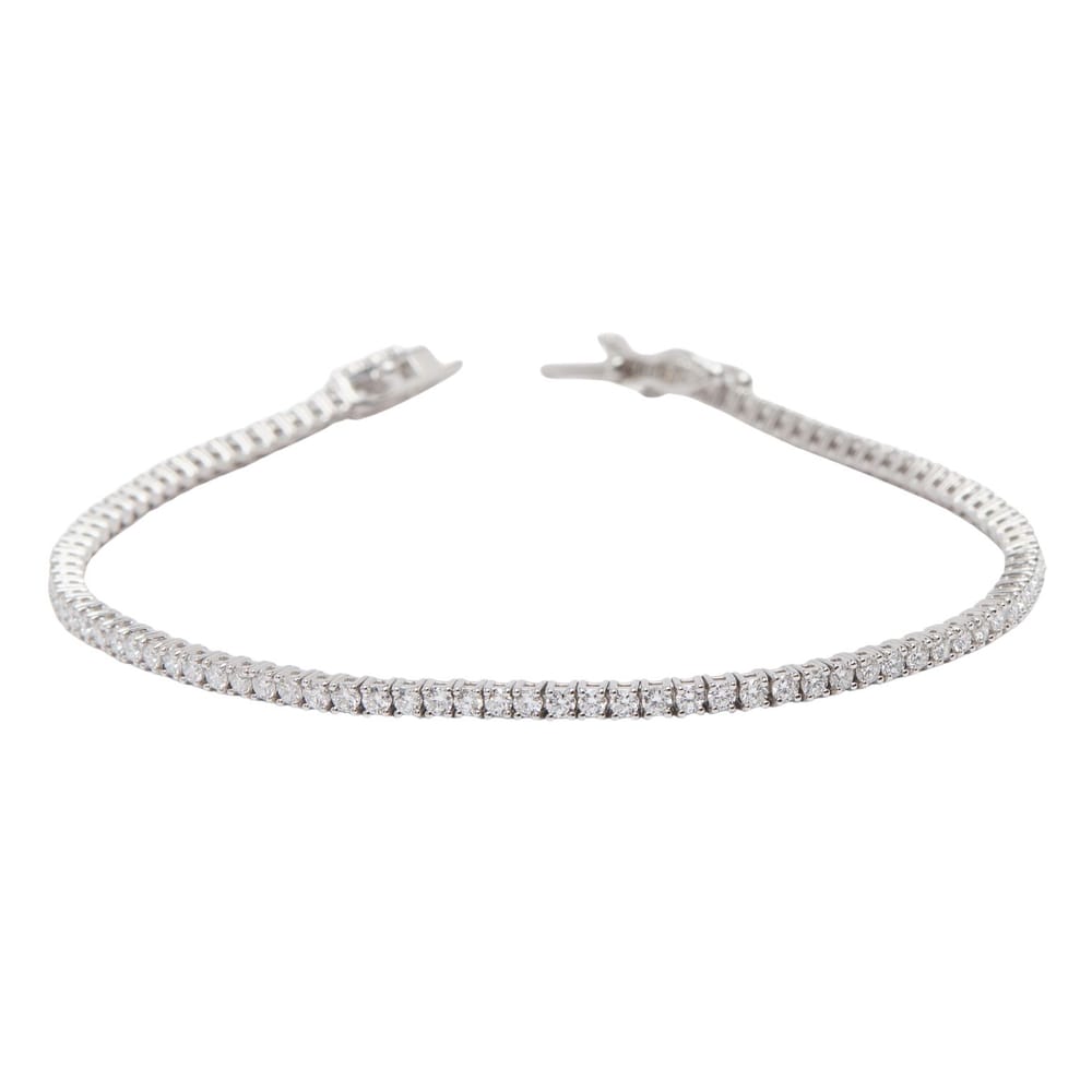 Round Tennis Bracelet, 2ctw, 14k WG