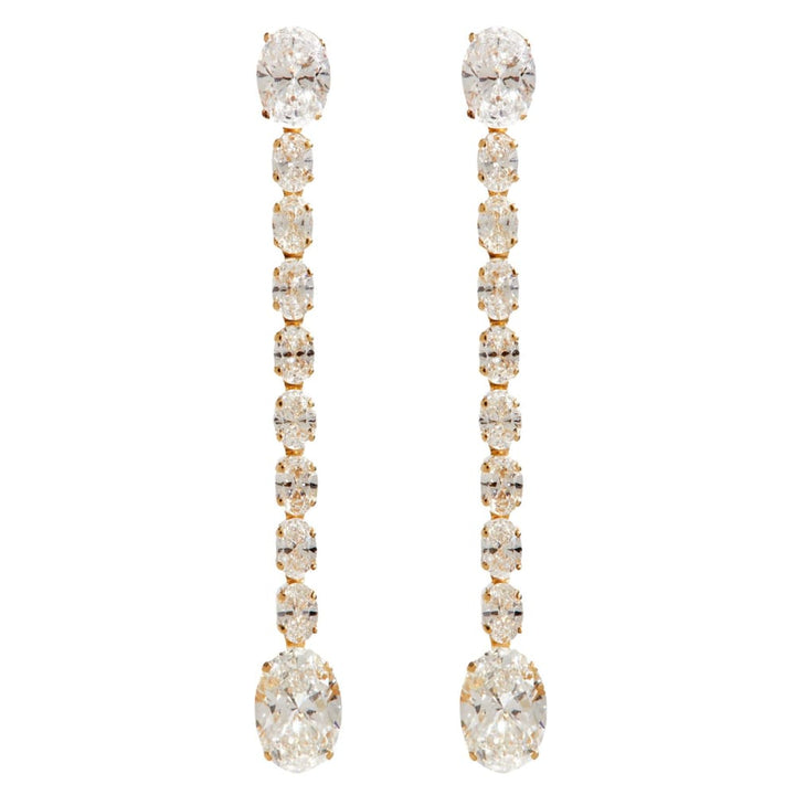Eva Oval Diamond Drops