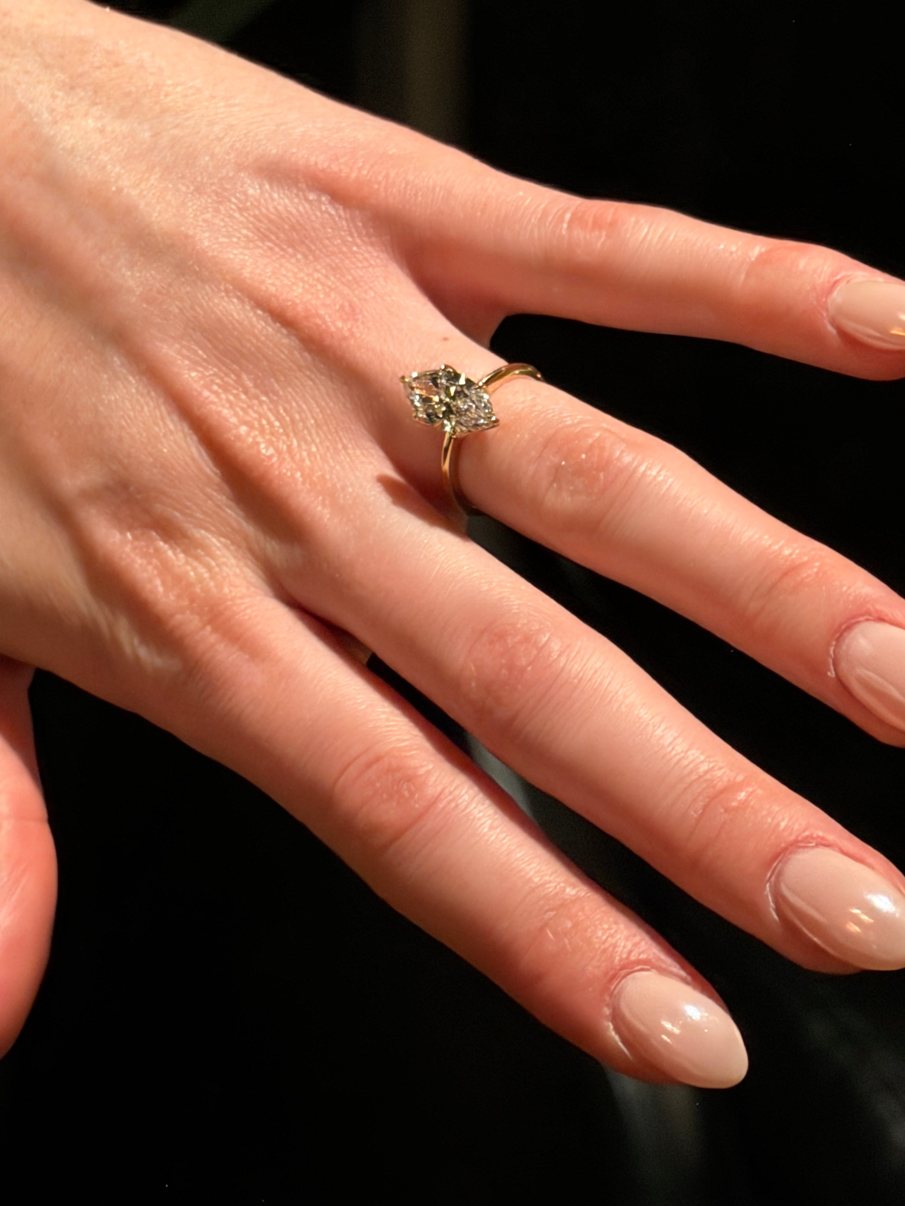 Custom Michael B Engagement Ring