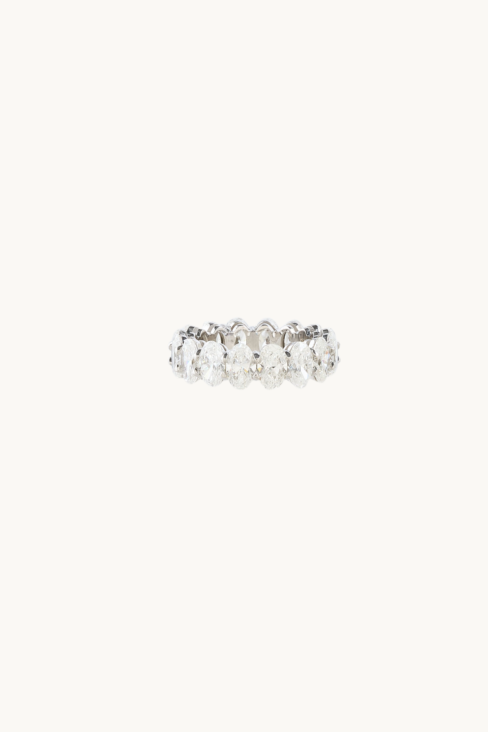 Classic Oval Diamond Eternity Band