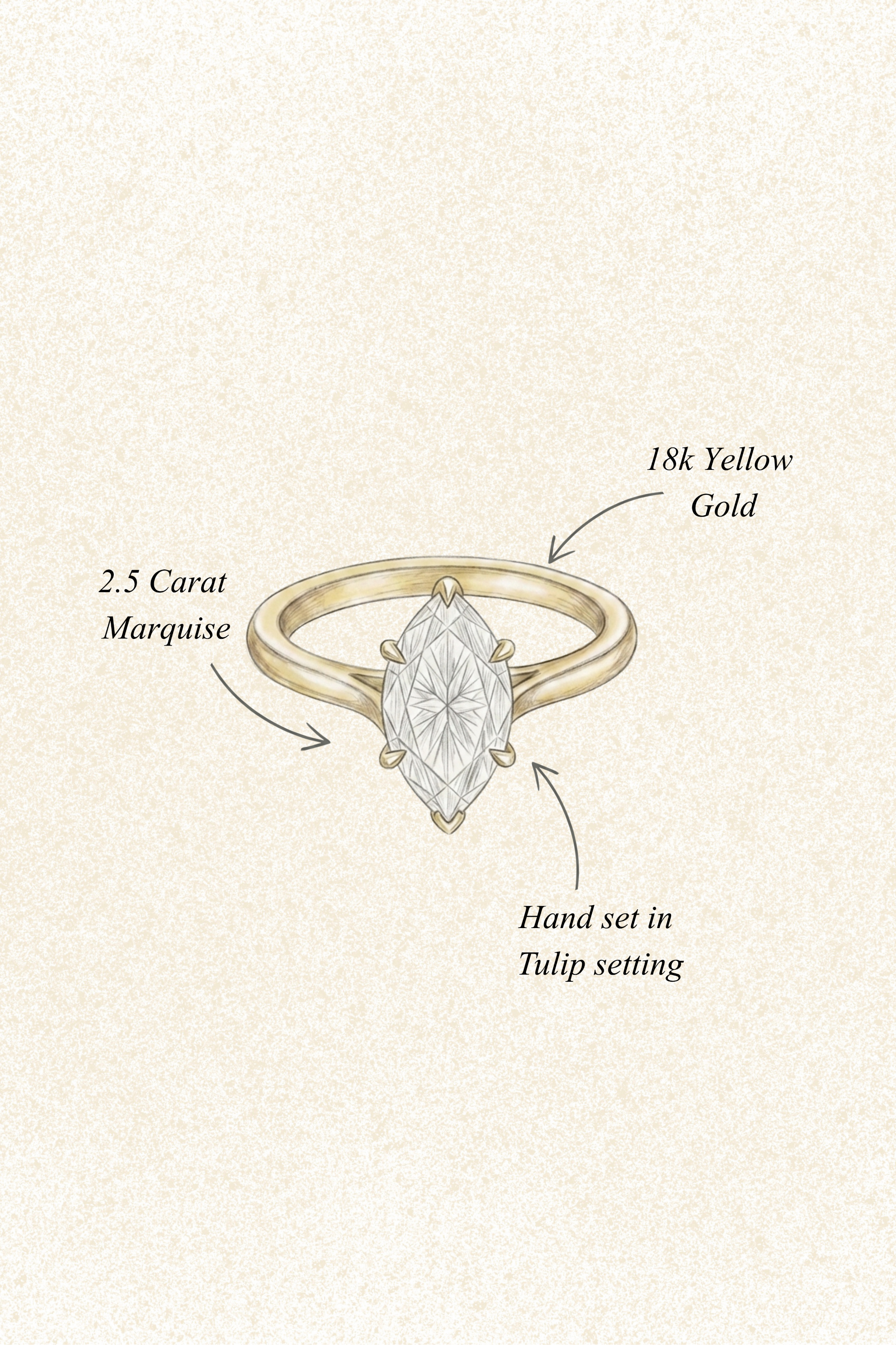 Custom Michael B Engagement Ring
