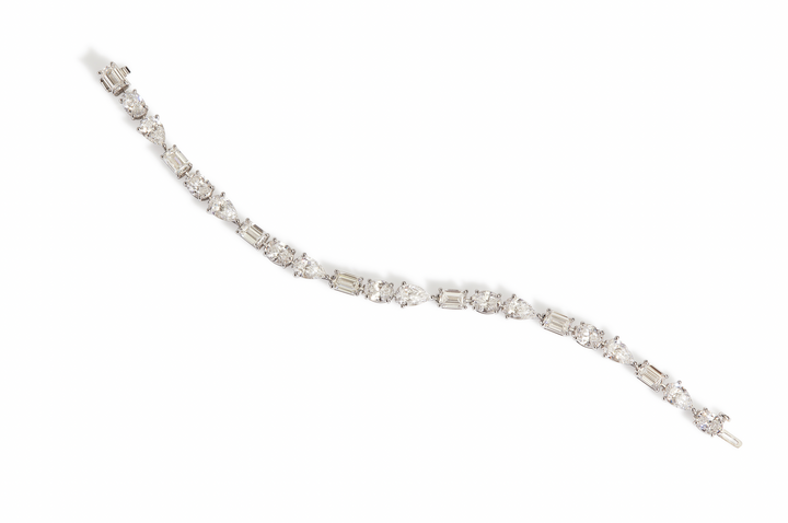 Large Fancy Shape Lab Diamond Tennis Bracelet - LabLove Jewelry