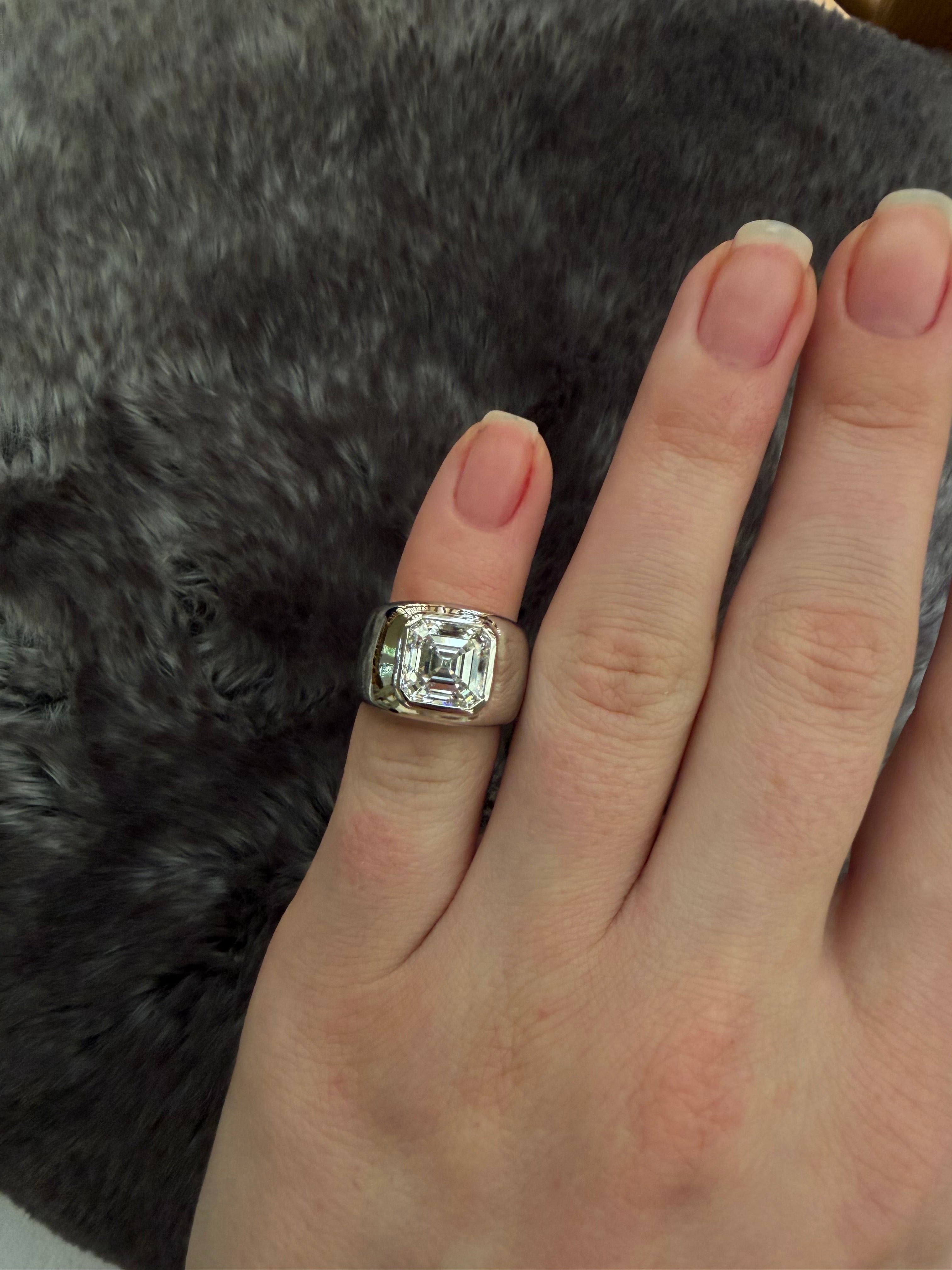 Custom | Suzanne F Platinum Dome Ring
