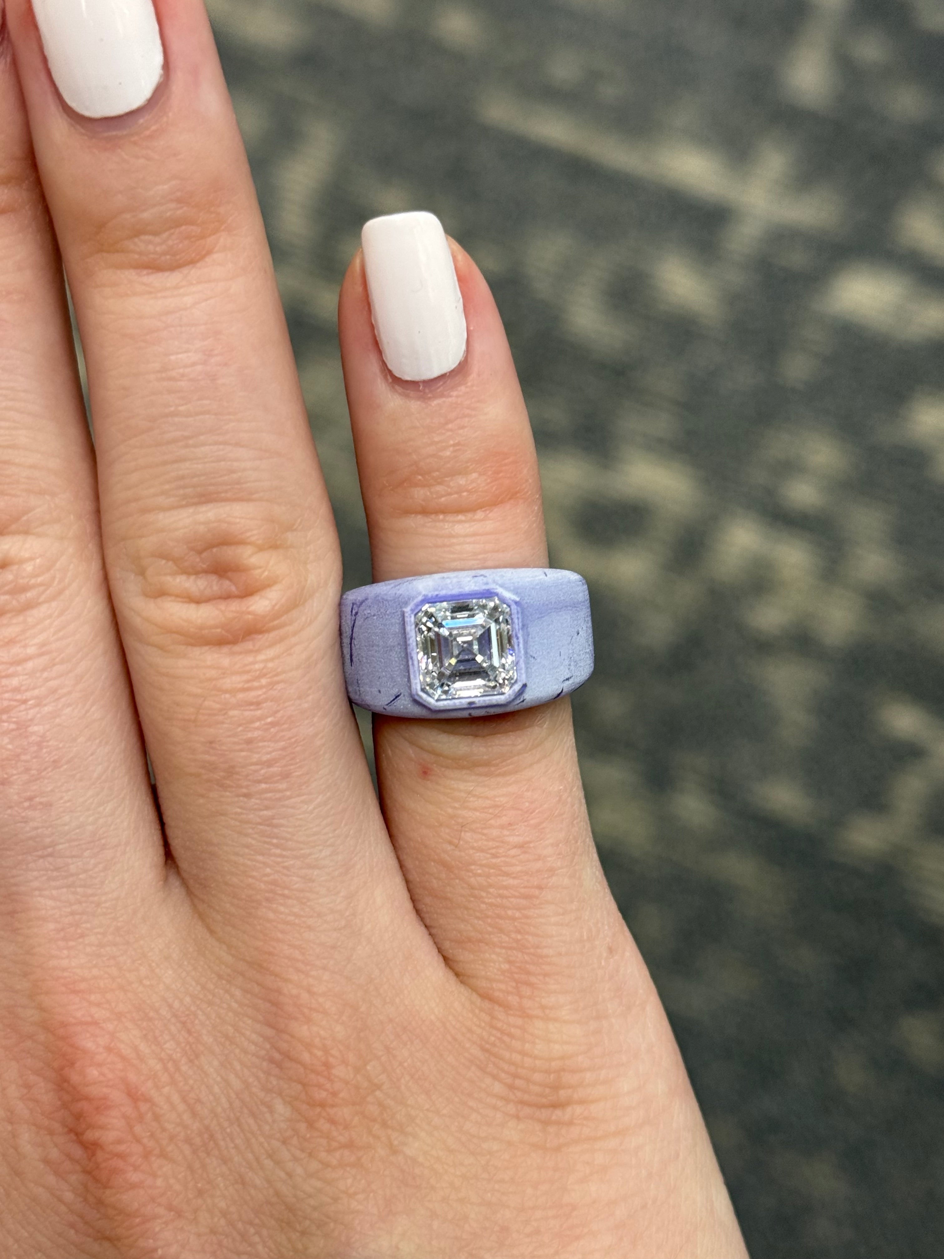 Custom | Suzanne F Platinum Dome Ring