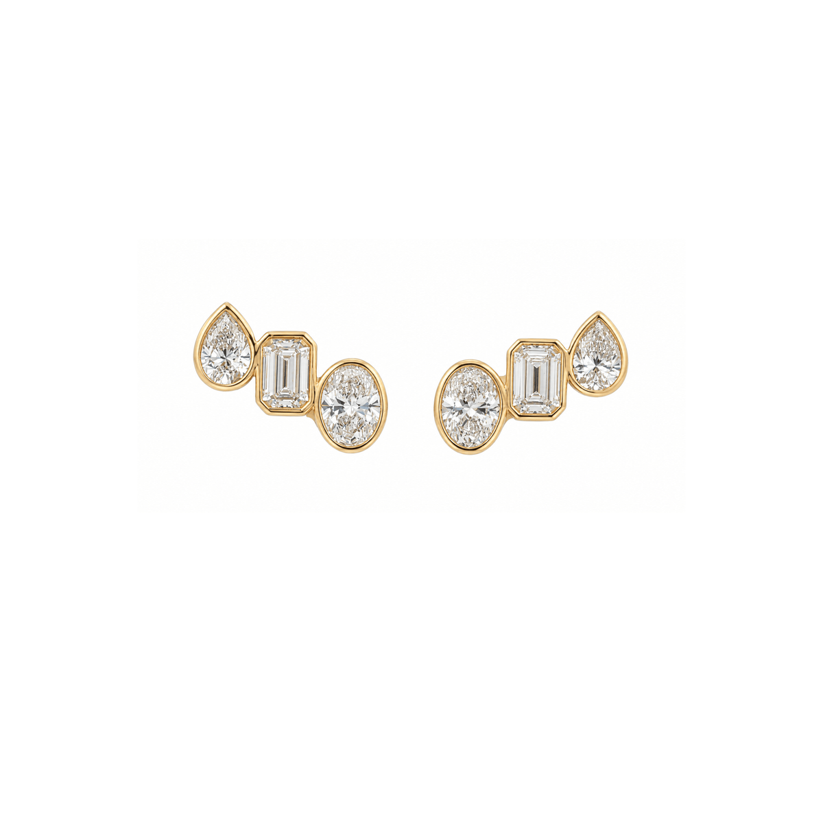 Jane Bezel Three Stone Climbers
