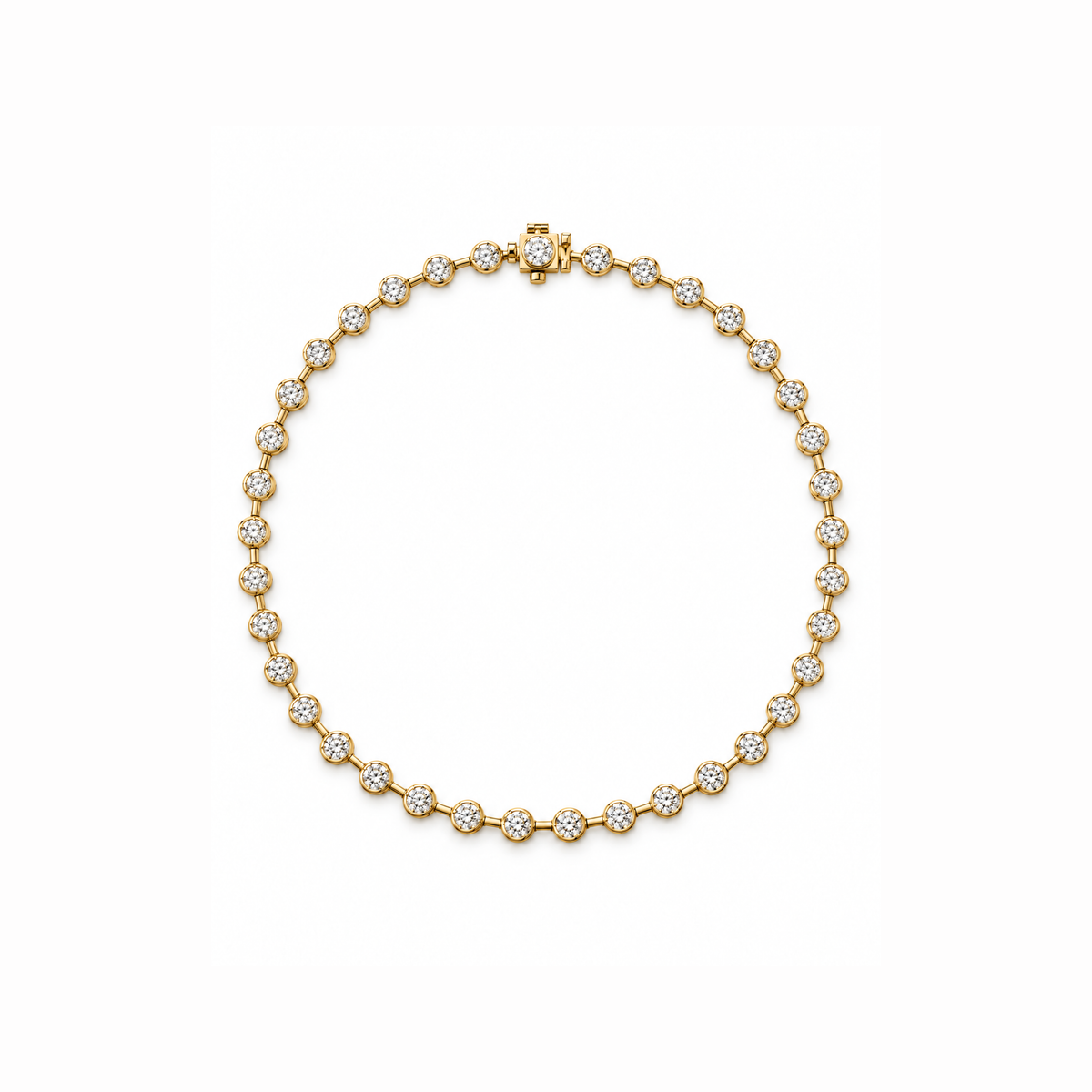 Vivienne Bubble Bezel Necklace