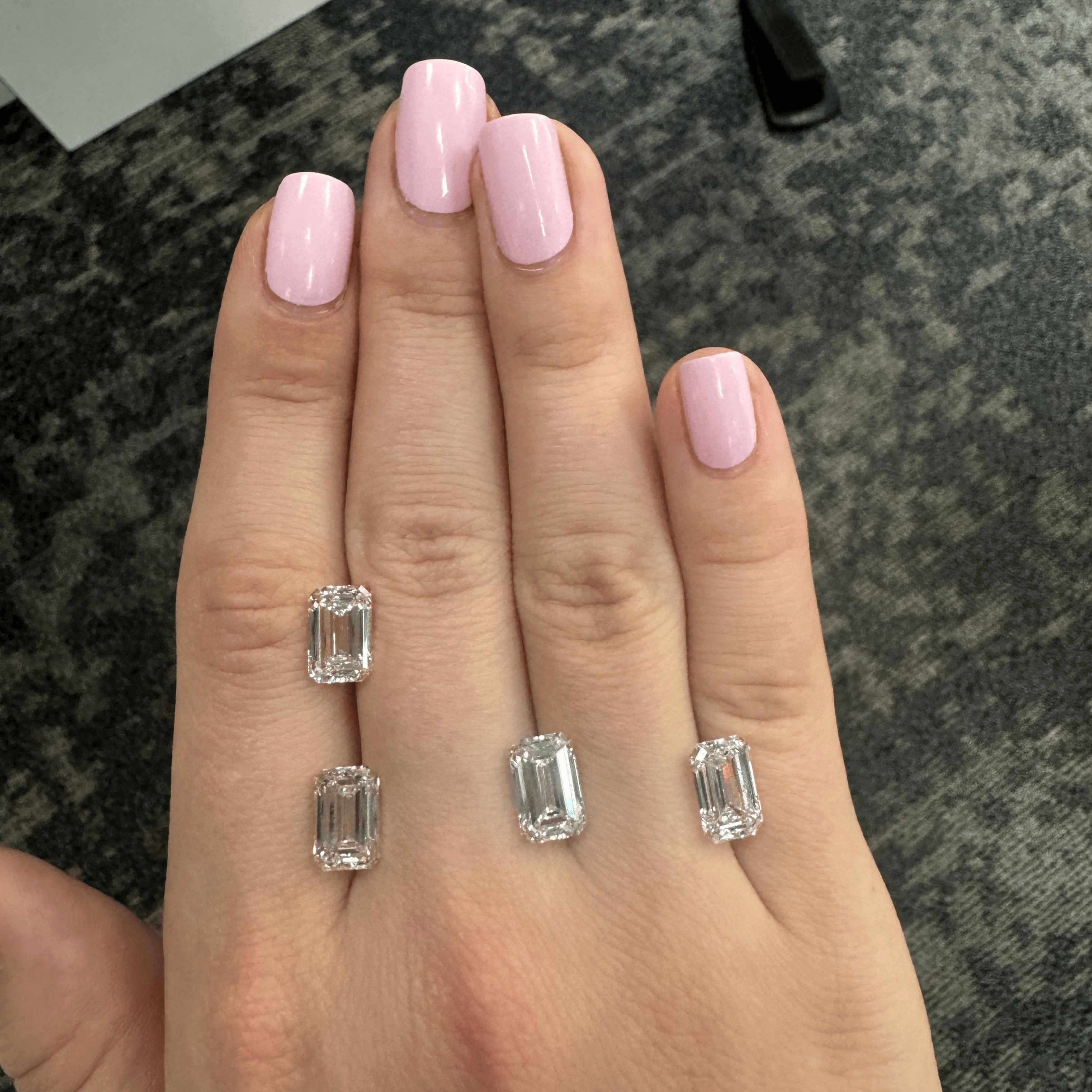 Custom C+R Emerald Engagement Ring
