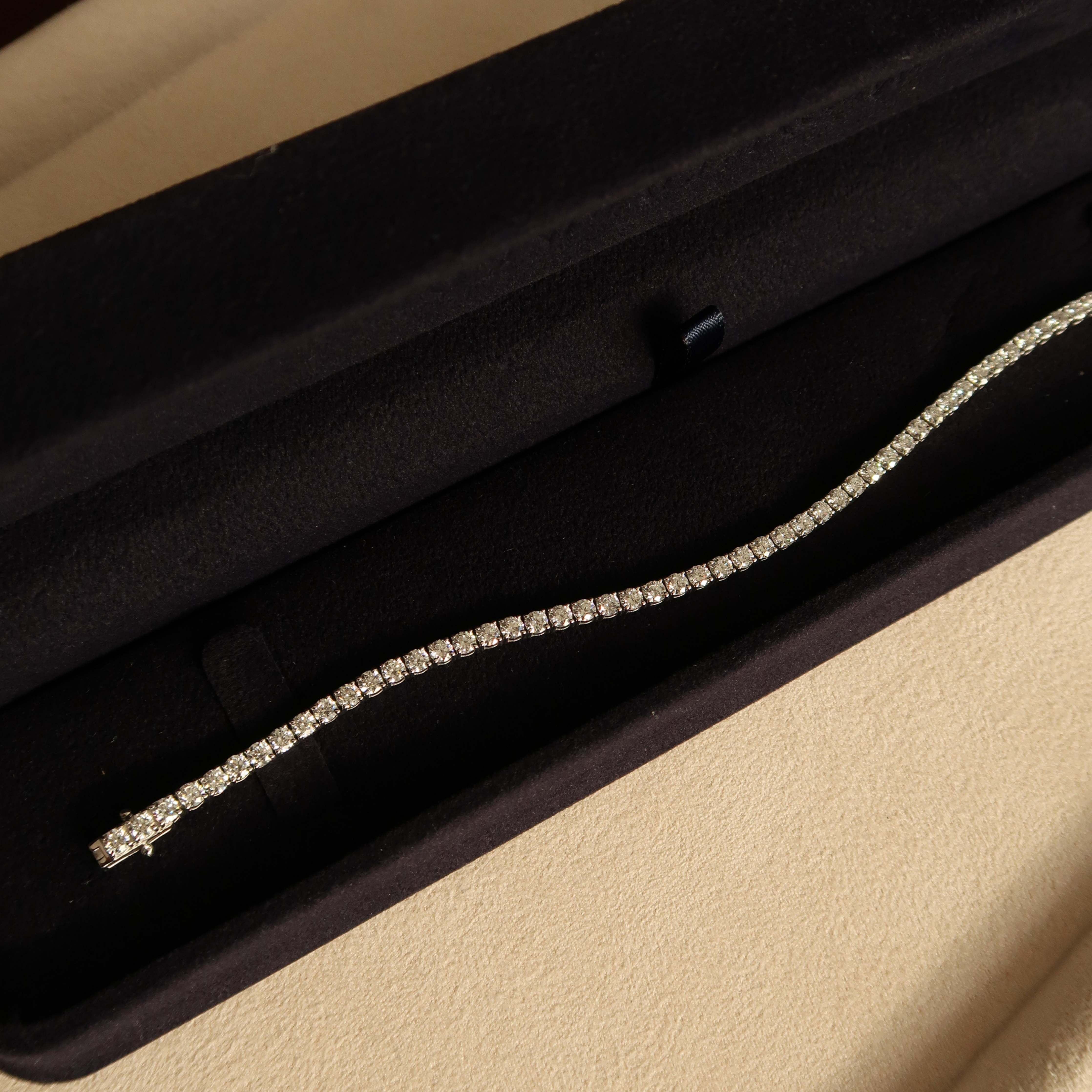 Round Tennis Bracelets