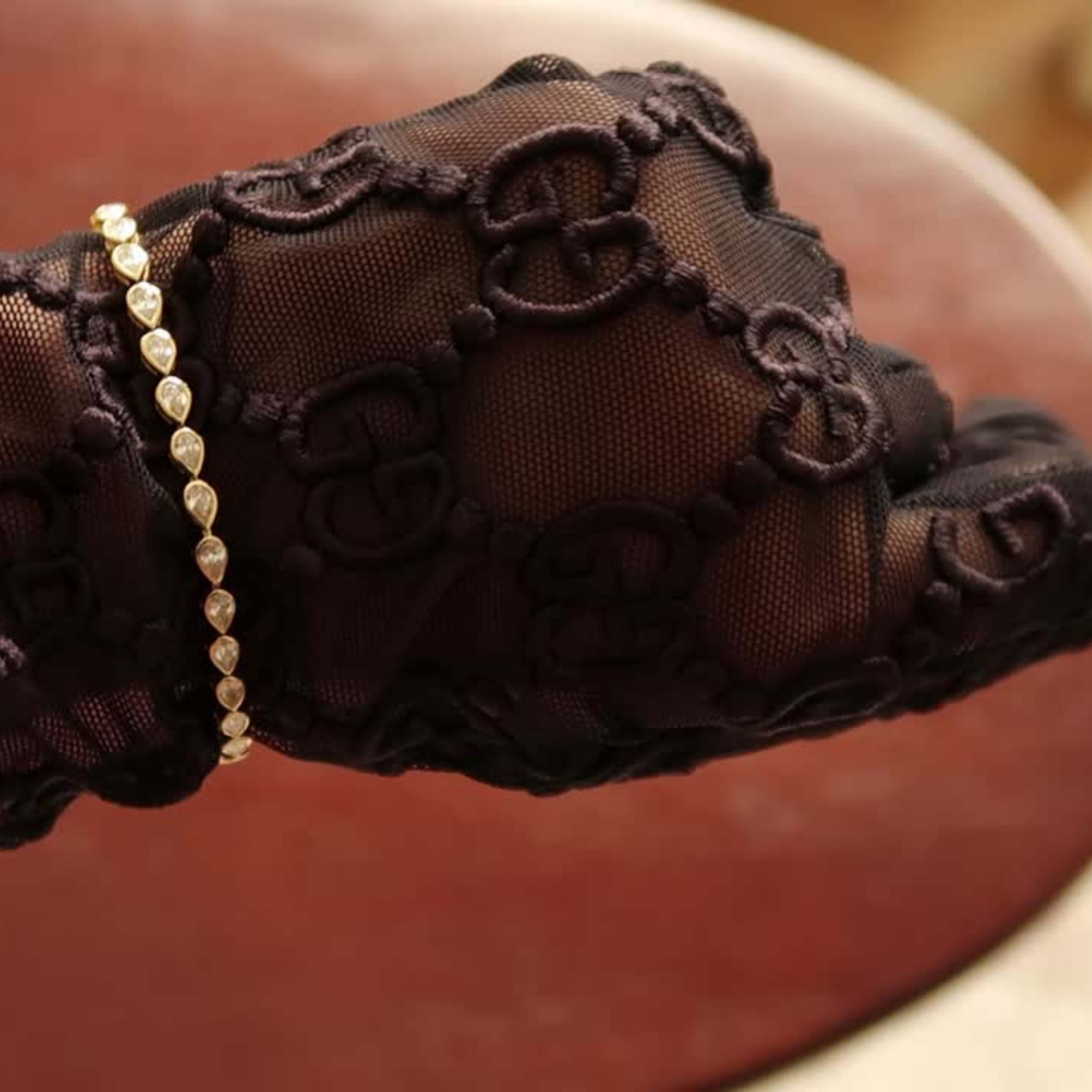 Bezel Pear Tennis Bracelet