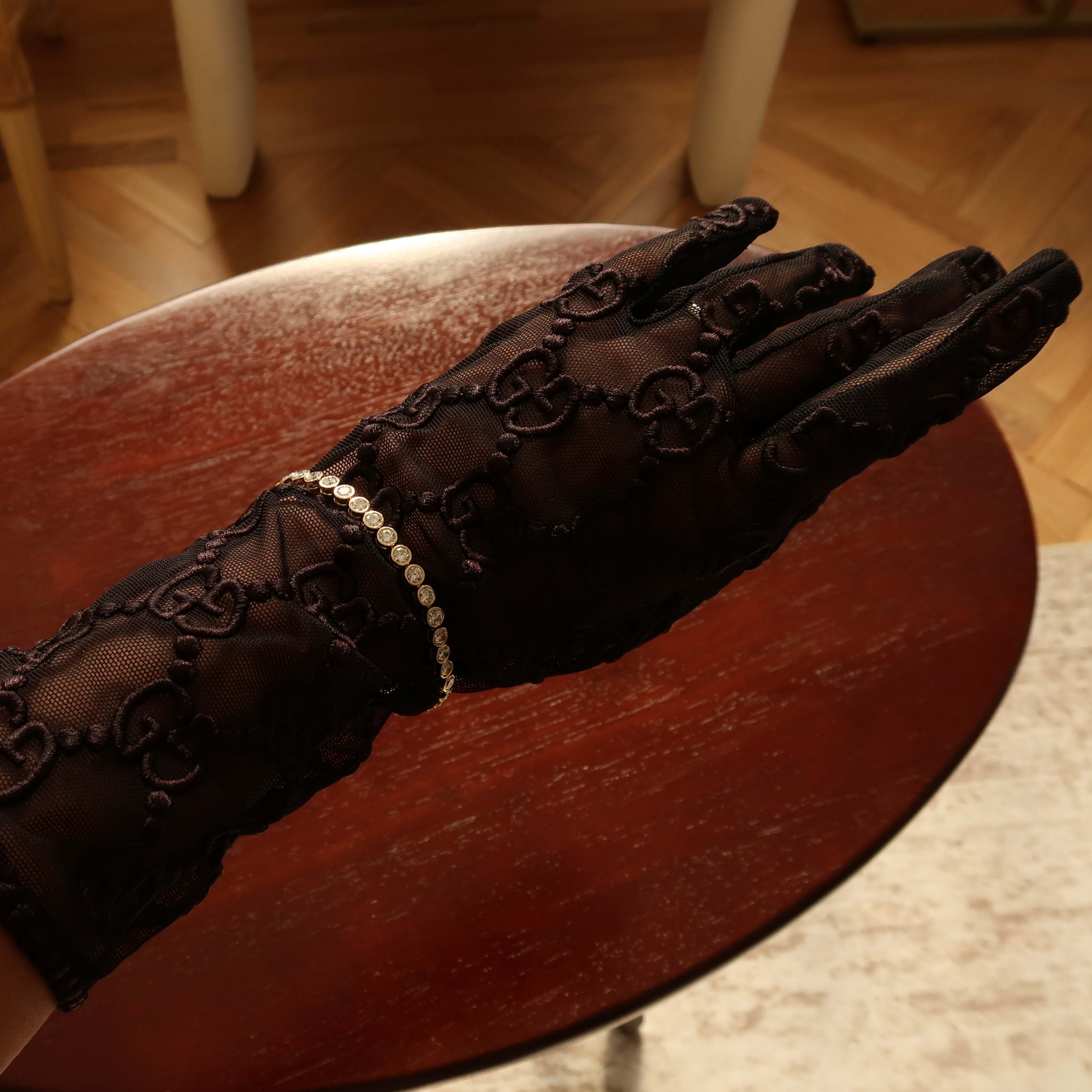 Bezel Round Tennis Bracelet