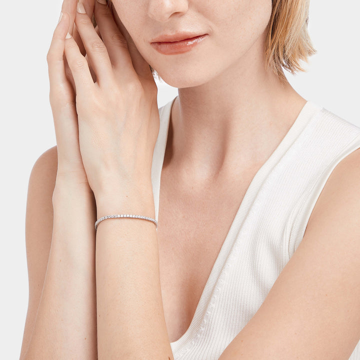 Round Tennis Bracelets