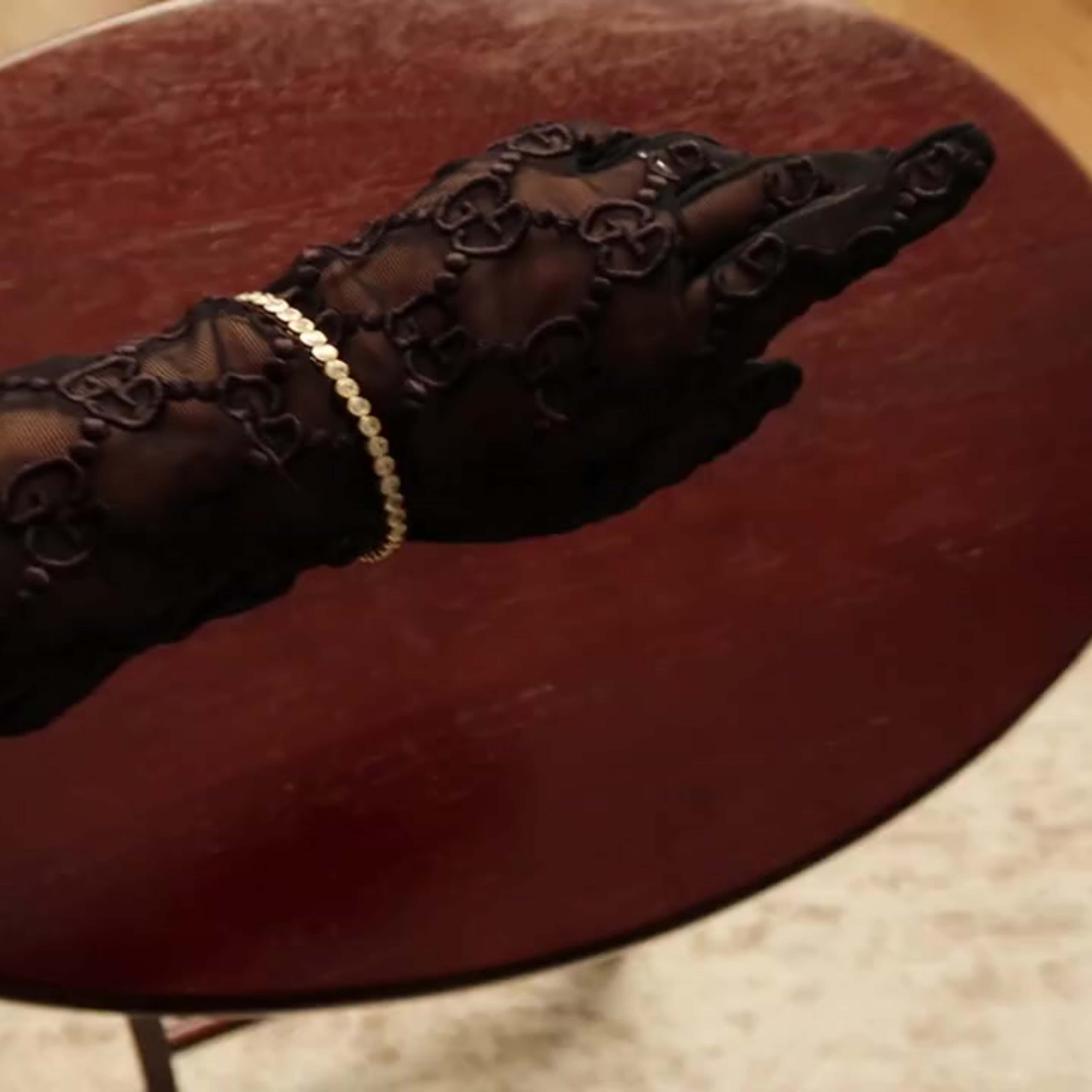 Bezel Oval Tennis Bracelet