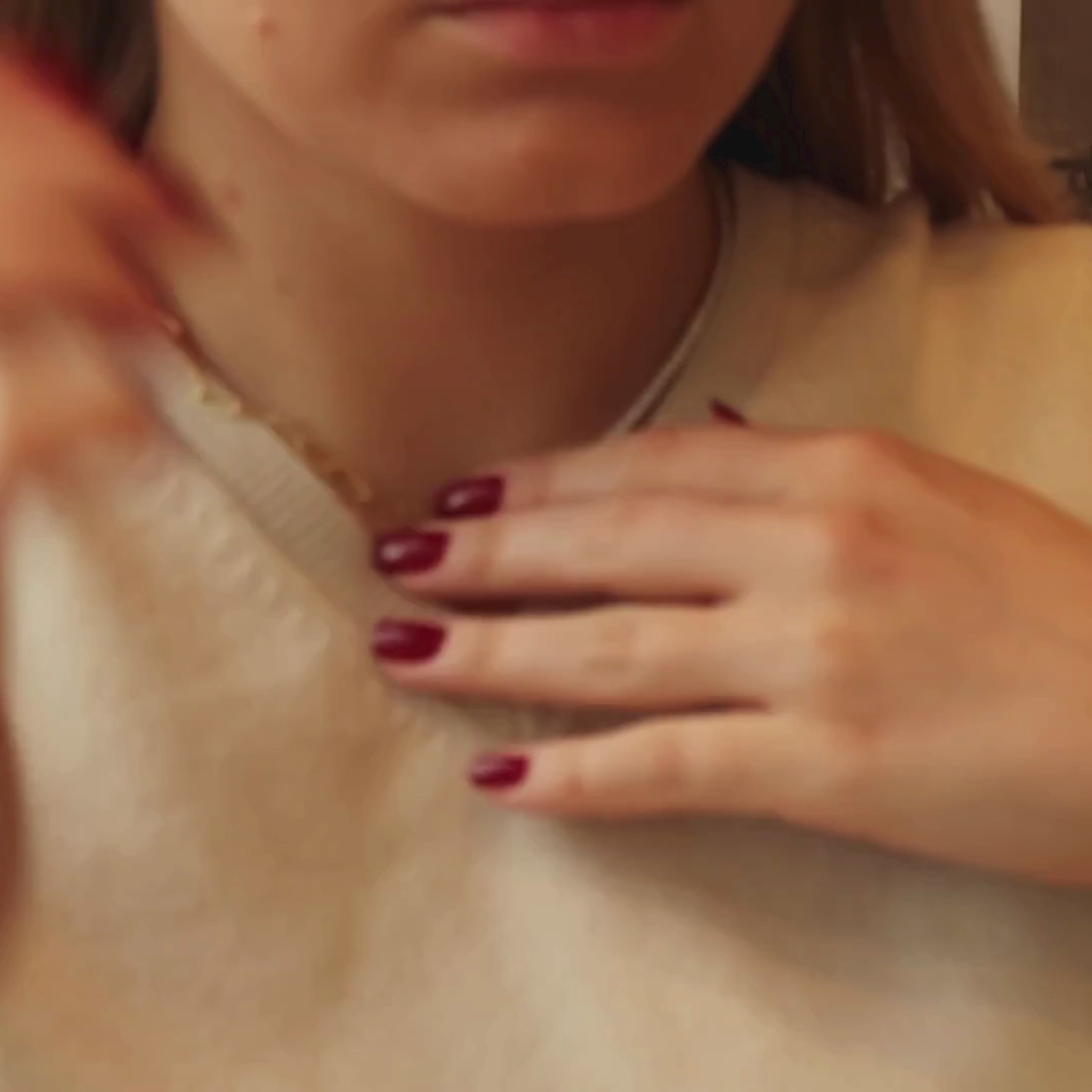 Logan Half Paperclip Tennis Necklace