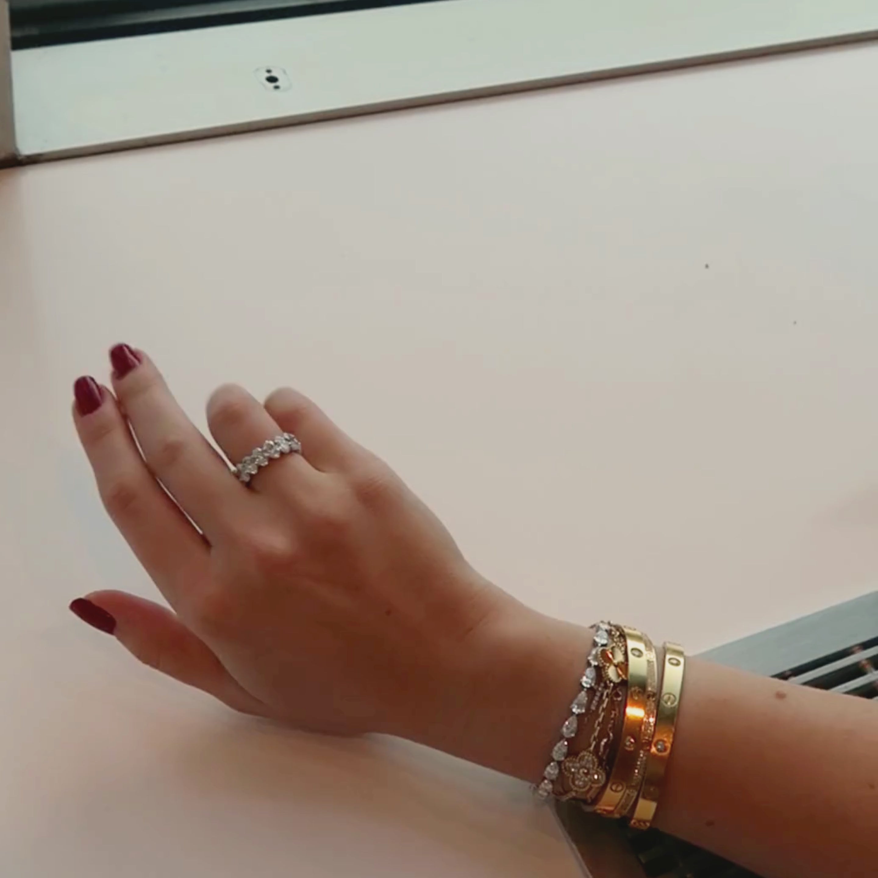 Oval Cut Eternity Bands