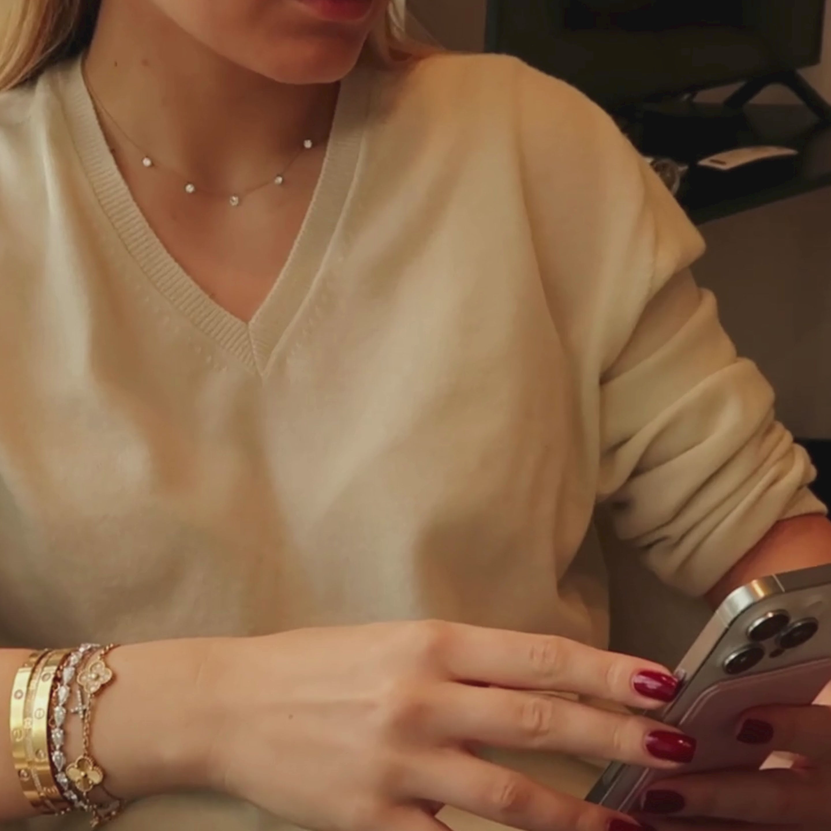 Chiara Laser Station Necklace